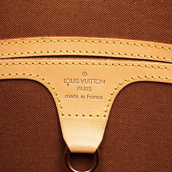 LOUIS VUITTON Brown Monogram Leather Ellipse Bag - Picture 8 of 10